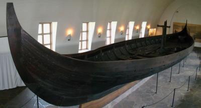 Gokstad ship at the Viking Ship Museum in Oslo, Norway